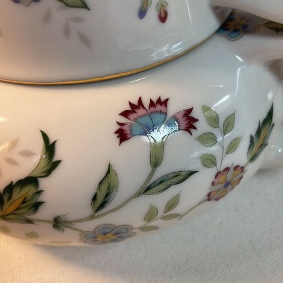 Andrea by Sade's Tea for One teapot and cup porcelain floral - Picture 13 of 16
